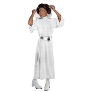 Star Wars Kinder/Kinder Prinses Leia Kostuum (Wit)
