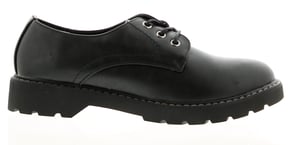 Apache Womens Flat Shoes Katala Lace Up black