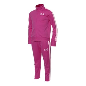 Under Armoour Logo Kinderen Roze Trainingspak