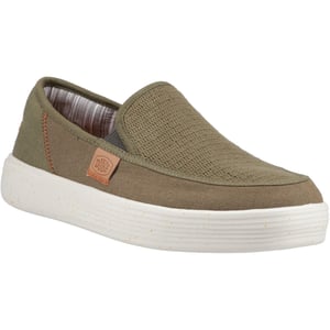 HEYDUDE Sunapee Coastline Bomullsblandning Olive Loafers för män