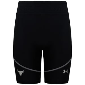 Under Armour Project Rock HeatGear Zwart/Beige Womens Fietsshort 1366005 001