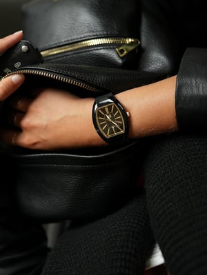 Ice Watch Ice Boliday - Dome - Zwart Gouden Dameshorloge 024031