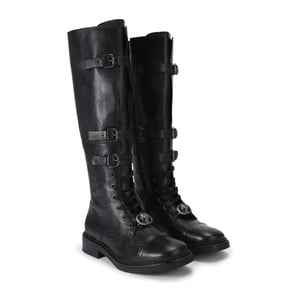 Kurt Geiger London Leather Monument Strap Boots