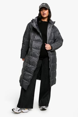 Maternity Pre & Postpartum 3 In 1 Puffer Coat With Extender