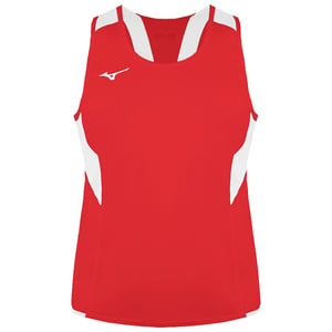 Mizuno Team Authentic Kinder Rood/Wit Singlet Vest