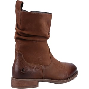 Hush Puppies Emilia Leren Vrouwen Laarzen Tan