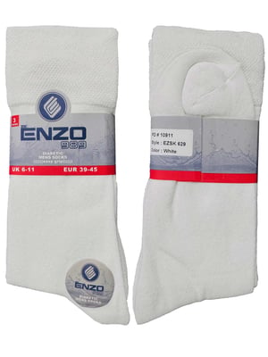 Enzo | 12 Pairs Mens Cotton Socks