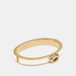 Push C Hinged Bangle