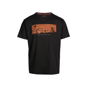Trespass Mens Nellow Biker T-Shirt (Black)