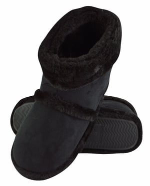 Slipper Snob - Mens Hard Wearing Soft Cushioned Sole Slipper Booties