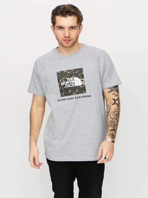 The North Face Heren Reglan Sleeve NSE T Shirt Grijs