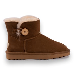 Aus Wooli Australia Unisex Short Sheepskin Cabarita Button Boot