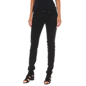 Long jean pants with narrow cut hems 10DBF0475-B088 woman