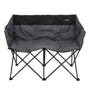 Regatta Navas 2-personers campingstol (Svart/Ebony)