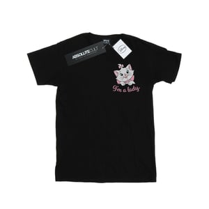 Disney Dames/Dames Aristocats Marie I´m A Lady Borast Print Katoenen Vriendje T-shirt (Zwart)