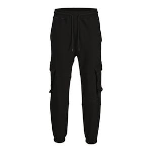 Jack & Jones sportbyxor Kane Classic Twill Sweat Cargo Pant Svart