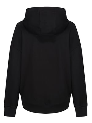 Luke 1977 Womens Jumping Workout Oversized Hoodie in Black