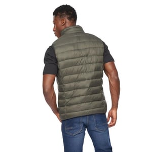Crosshatch Heren Gattering Gilet (Olijf)