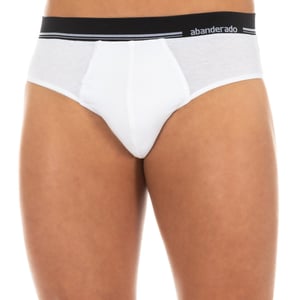 Men's anatomical front breathable fabric brief A077H