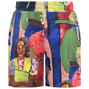 Puma x KidSuper Studios Stretch Midja Mångfärgad Tryckt Herr Shorts 531144 02