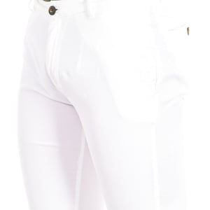 Long trousers with straight cut and hems TMT014-TL121 for men