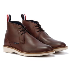 Ben Sherman Hampton Leren Herenlaarzen Bourgondië