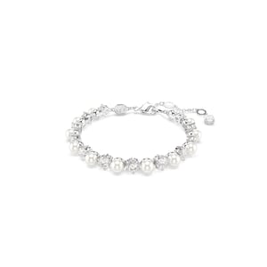 Swarovski 'Matrix Pearl' Dames Basis Metalen Armband - Zilver 5689625
