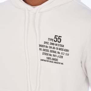 A06500-00HAYT Men's Printed Hooded Sweatshirt