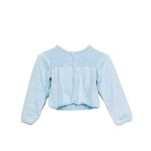 Trikåstickad jacka 6604W14 baby