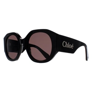 Chloe Round Womens Black Grey CH0234S