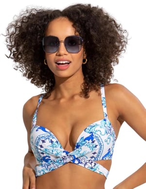 Pour Moi Amalfi Wrap Around Bikini Top
