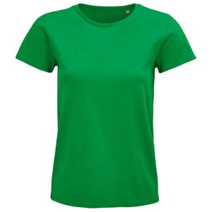 SOLS Womens/Ladies Pioneer Organic T-Shirt (Kelly Green)