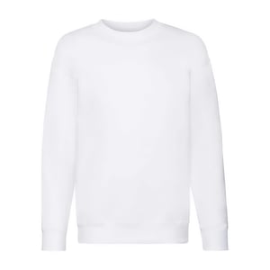Fruit of the Loom Sweatshirt met Drop Shoulder voor Kinderen/Kinderen (Wit)
