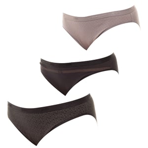 Pack-3 Trosor Slipsar Coton Strech D4C17 kvinna