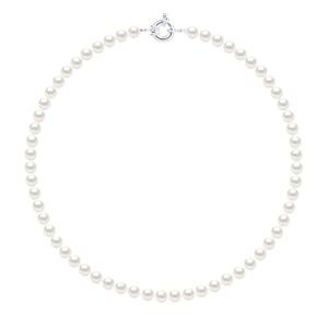 DIADEMA - Halsband - Äkta sötvattenspärlor - Silver