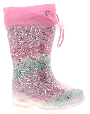 Princess Stardust Shells Girls Adjustable Wellies