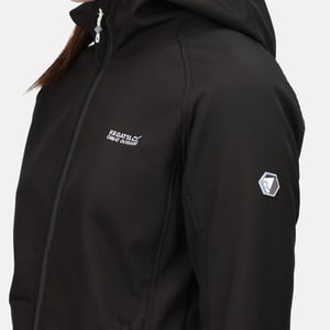 Regatta Dames/Dames Ared III Soft Shell Jas (Zwart)