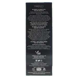 Yardley Bluebell and Sweetpea Eau De Toilette 125ML