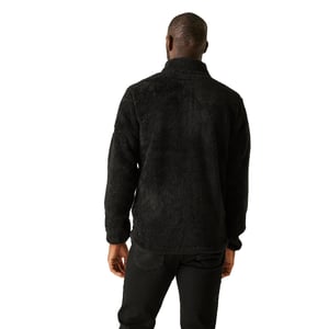 Regatta Mens Midoor Fluffy Fleece Jacket (Black)