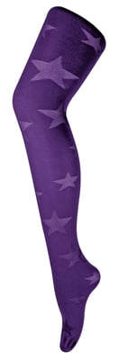 Sock Snob - Färgade 80 denier ogenomskinliga mode-strumpbyxor för damer - Star