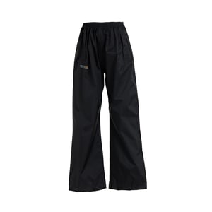 Regatta Great Outdoors Kids Boys Adventure Tech Pack It Waterproof Overtrousers (Black)