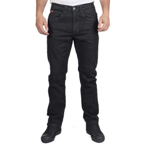 Lee Cooper Heren Denim Stretch Rechte Benen Jeans (Zwart)