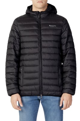 Aquascutum London Logo Black Active Hoodie Jacket