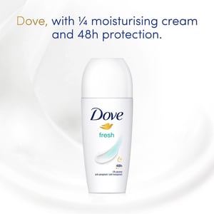 Dove Fresh Roll On AntiPerspirant up to 48H of Sweat & Odour Protection, 3x50ml
