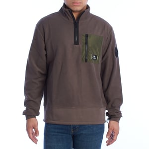 YMF601-FP565 Heren Regular Fit Half Zip Sweatshirt