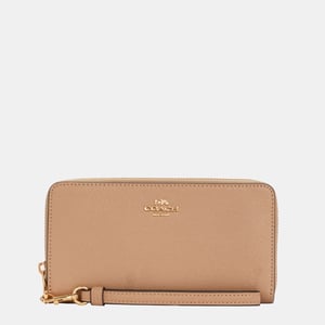 Crossgrain Long Zip Around Wallet