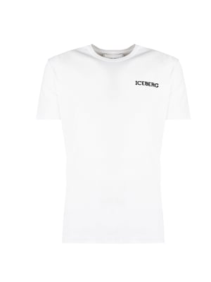 Iceberg T-Shirt Herr Vit