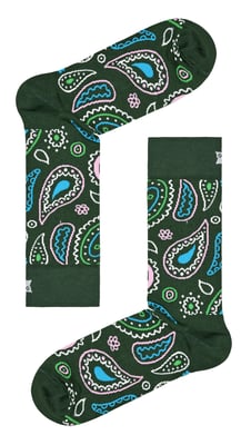 Happy Socks - Novelty Paisley Design Socks | Great Gift - Paisley