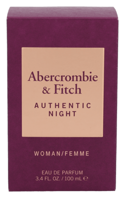 Abercrombie & Fitch Authentic Night Women Edp Spray 100 ml