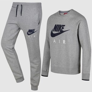 Nike Mens Crew Neck Tracksuit Grey